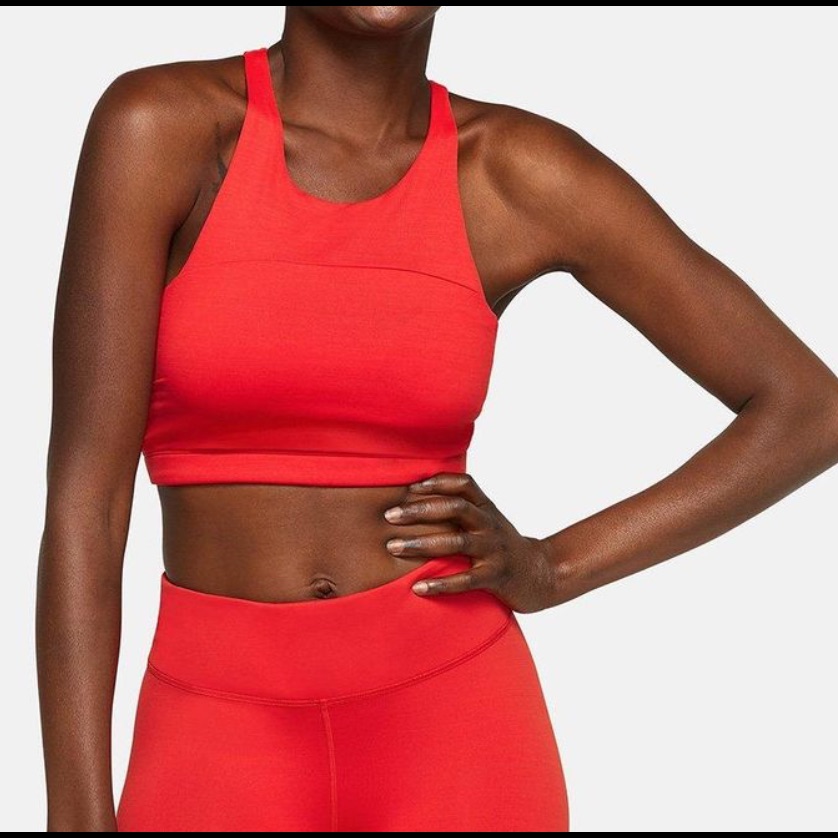 Outdoor Voices Techsweat Crop Sports Bra Red Xs